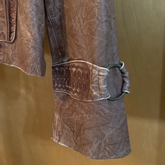 Scully Brown Leather Jacket; Size XXL - Picture 4 of 13